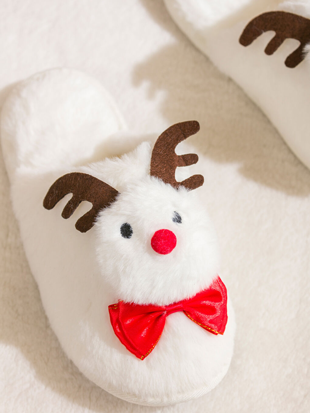 Woman WHITE Home Slippers-2