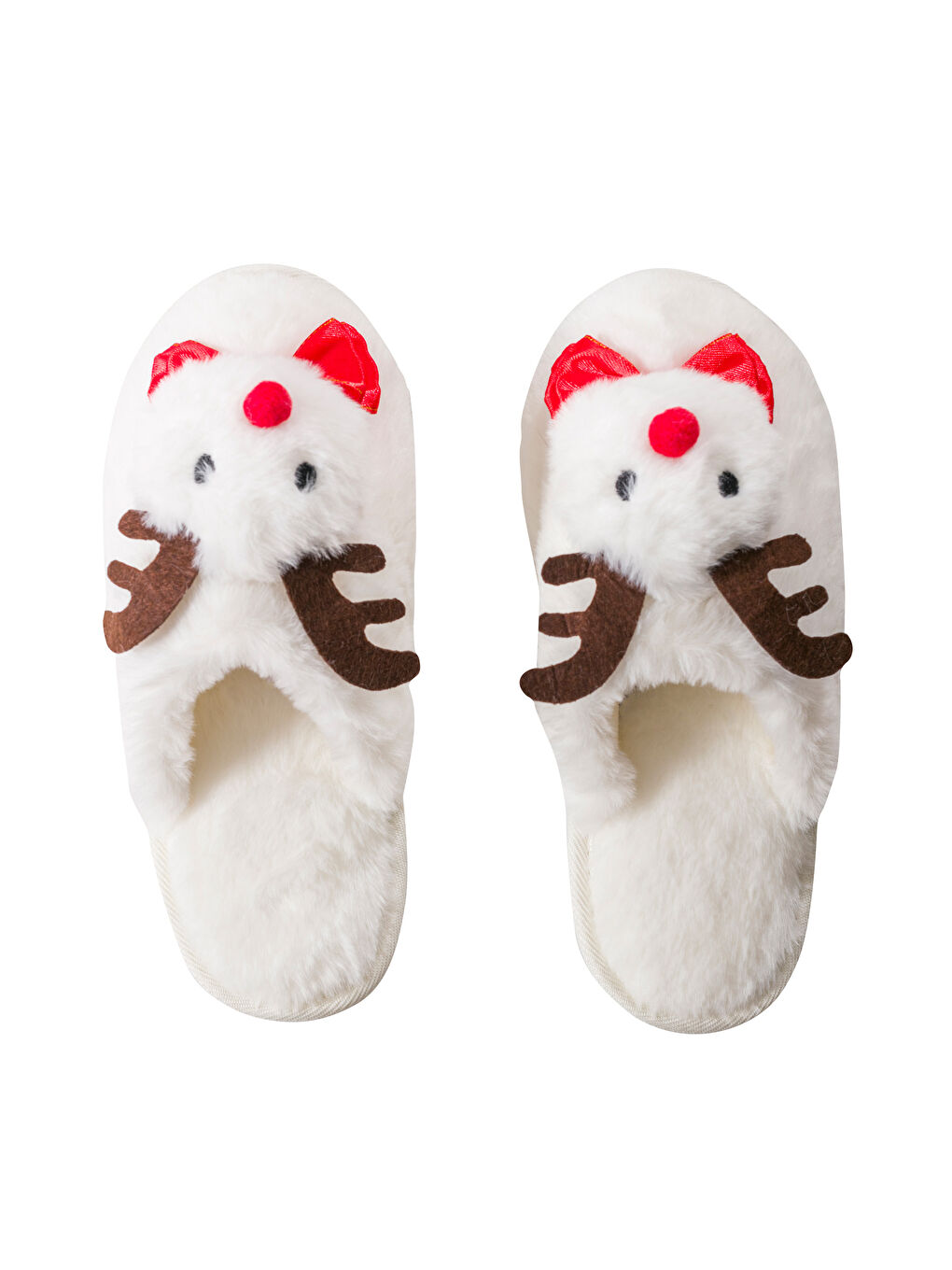 Woman WHITE Home Slippers-5