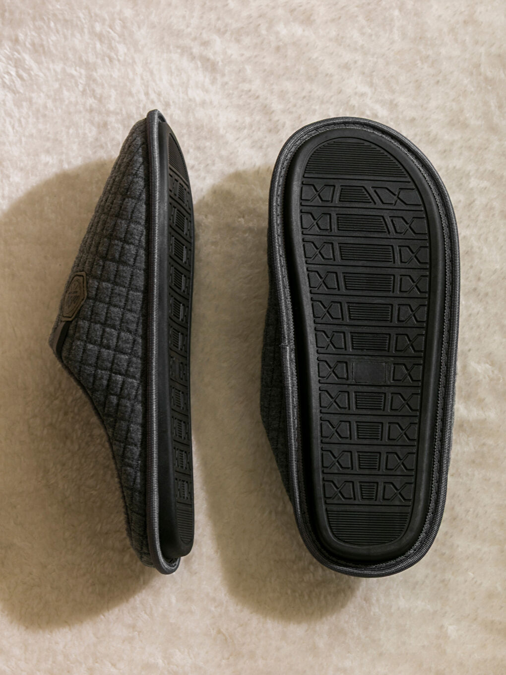 Man GREY Home Slippers-3