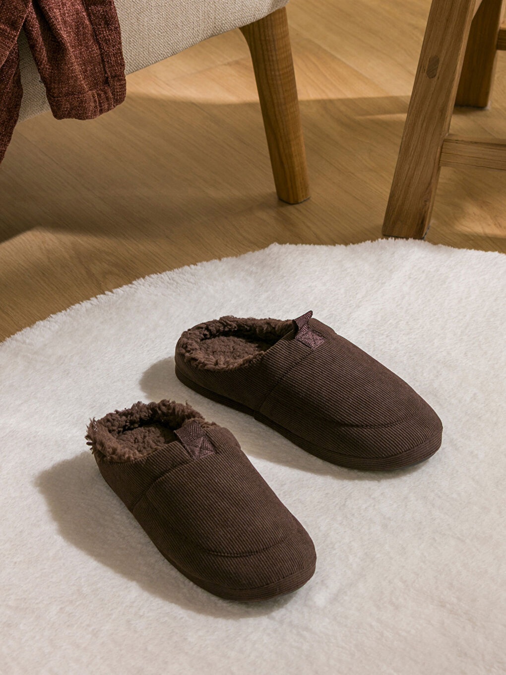 Men’s Plush Home Slippers
