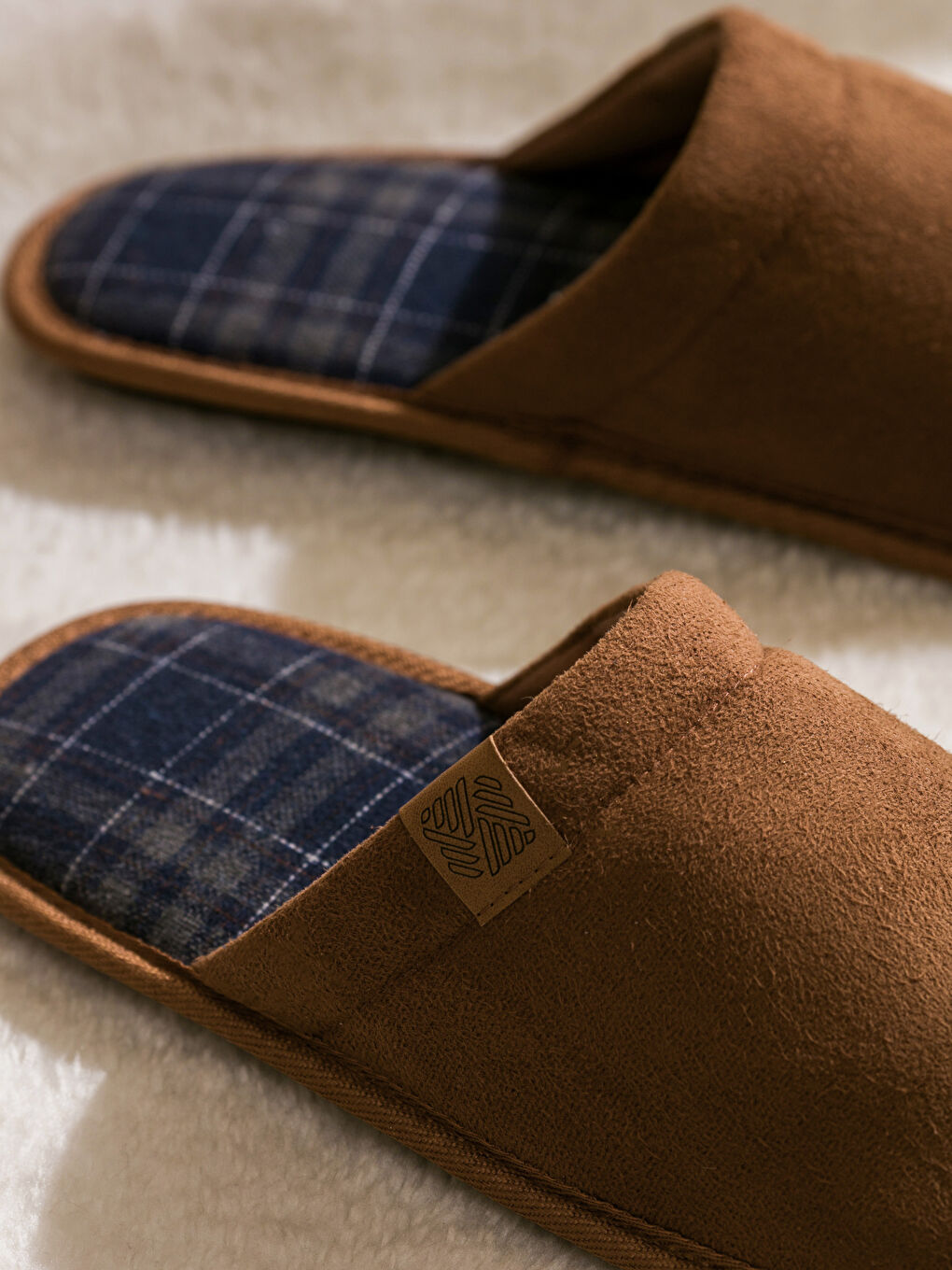 Man BEIGE Home Slippers-2