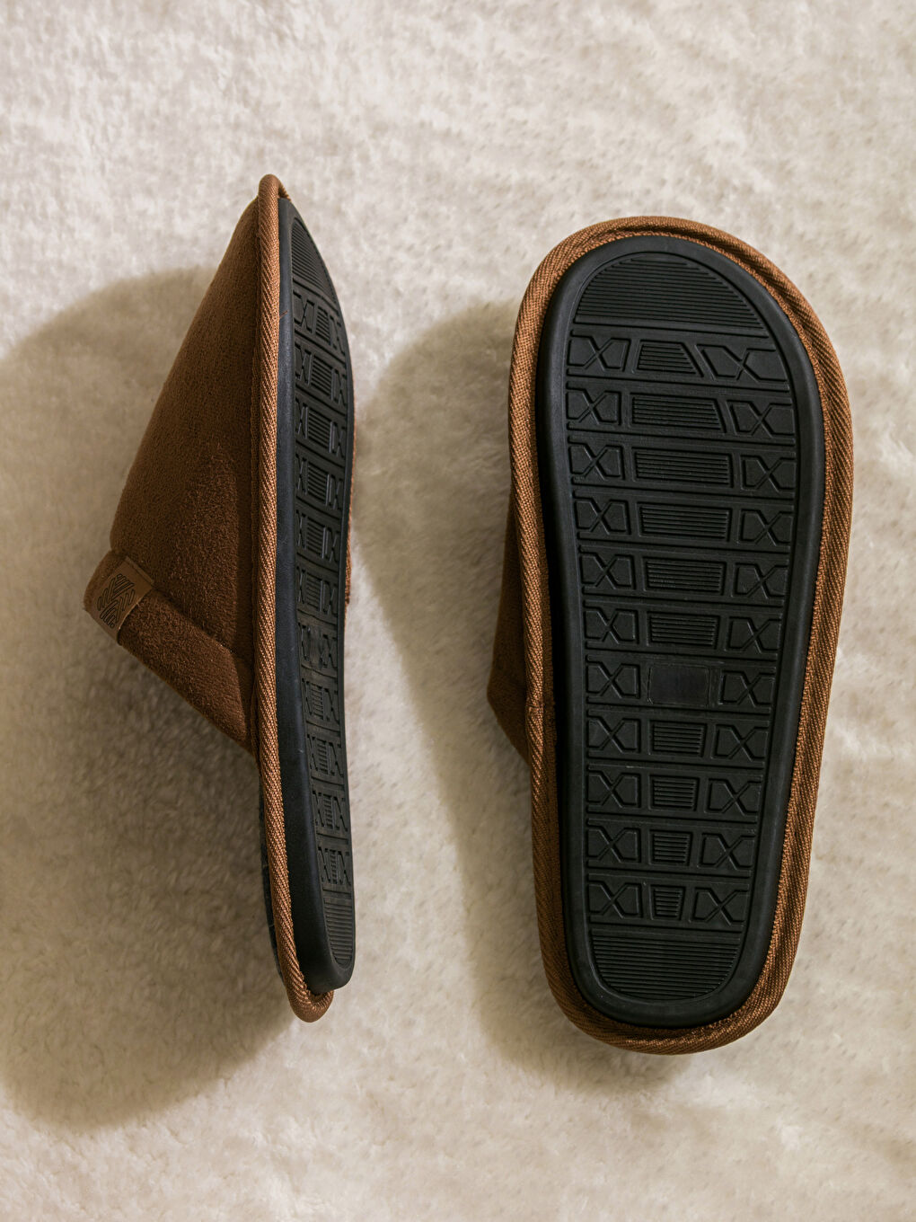 Man BEIGE Home Slippers-3