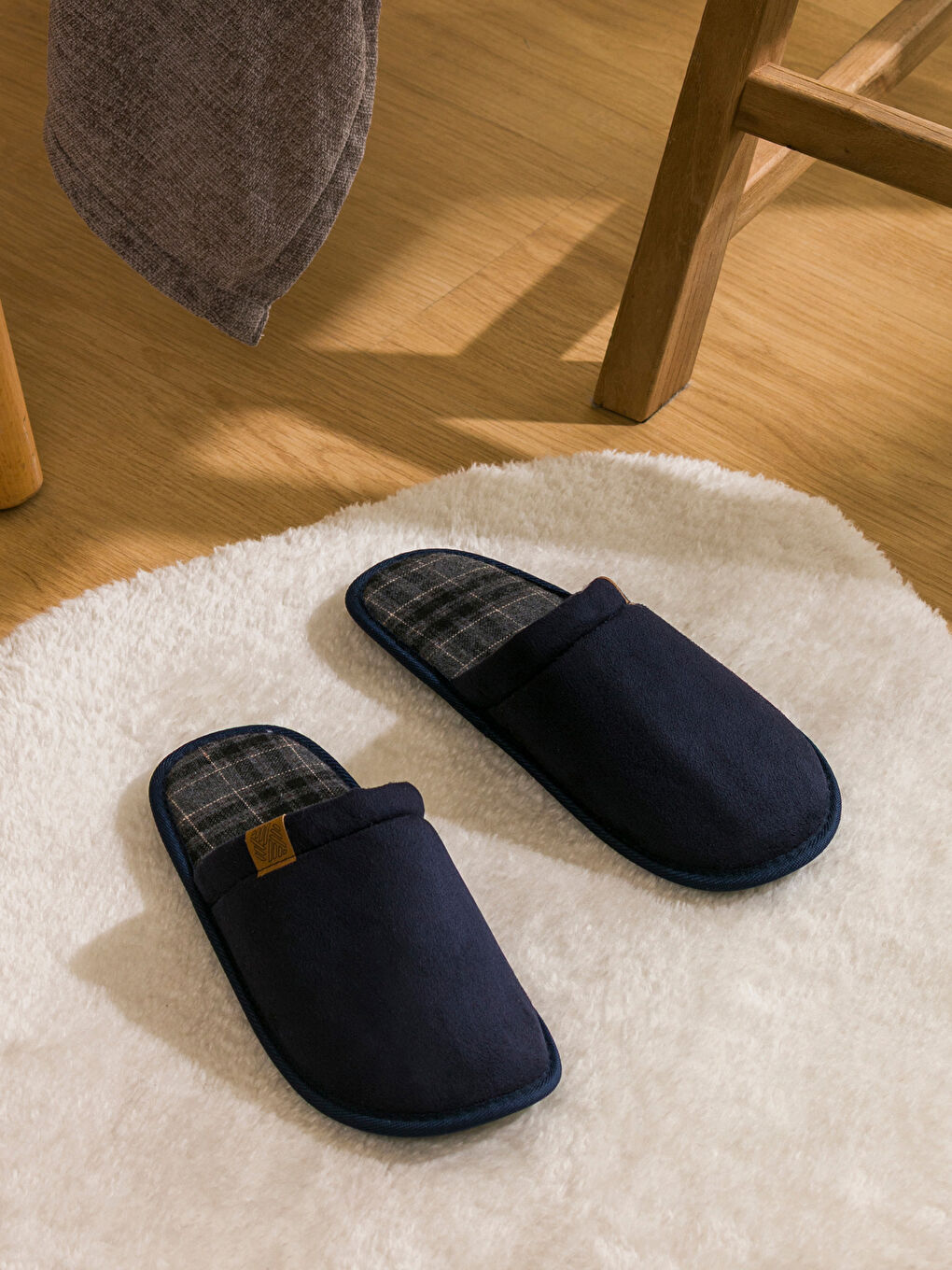 Man NAVY Home Slippers