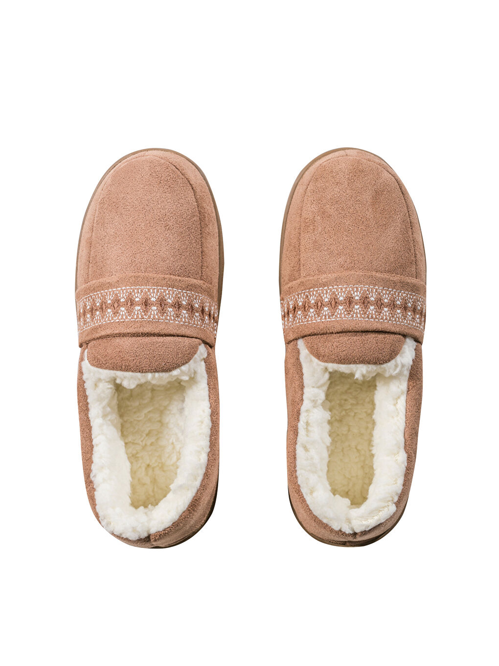 Женщины Бежевый Домашние сапожки-тапочки-5