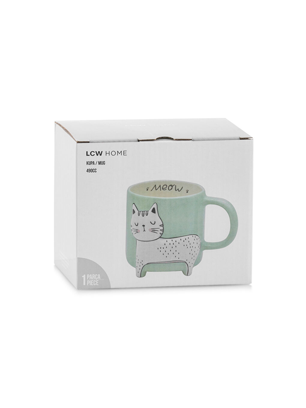 Cat Printed Ceramic Mug 490 ml-3