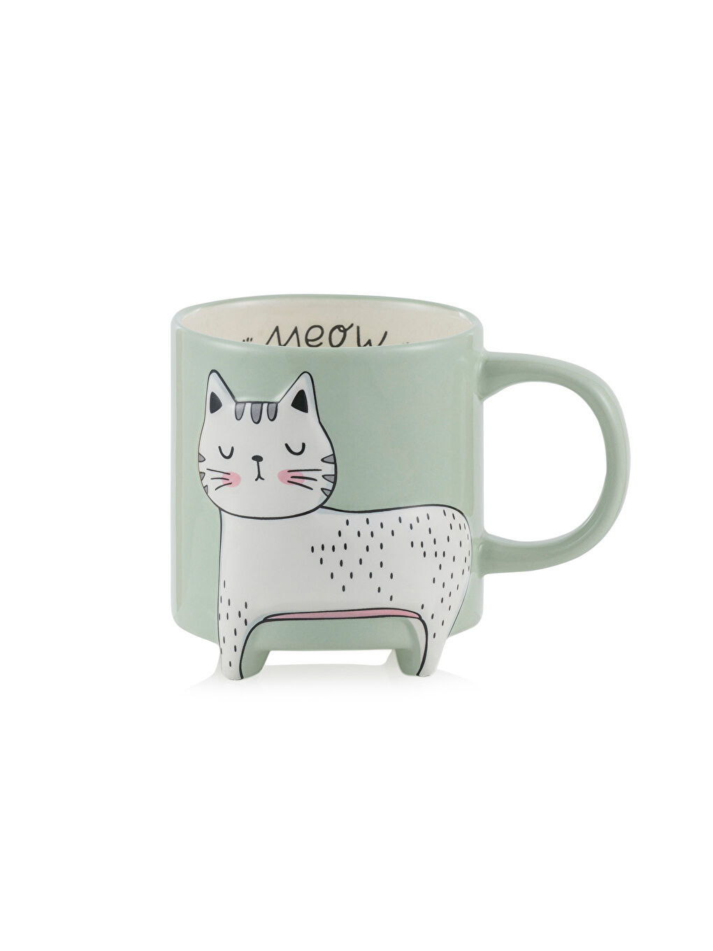 Cat Printed Ceramic Mug 490 ml-4