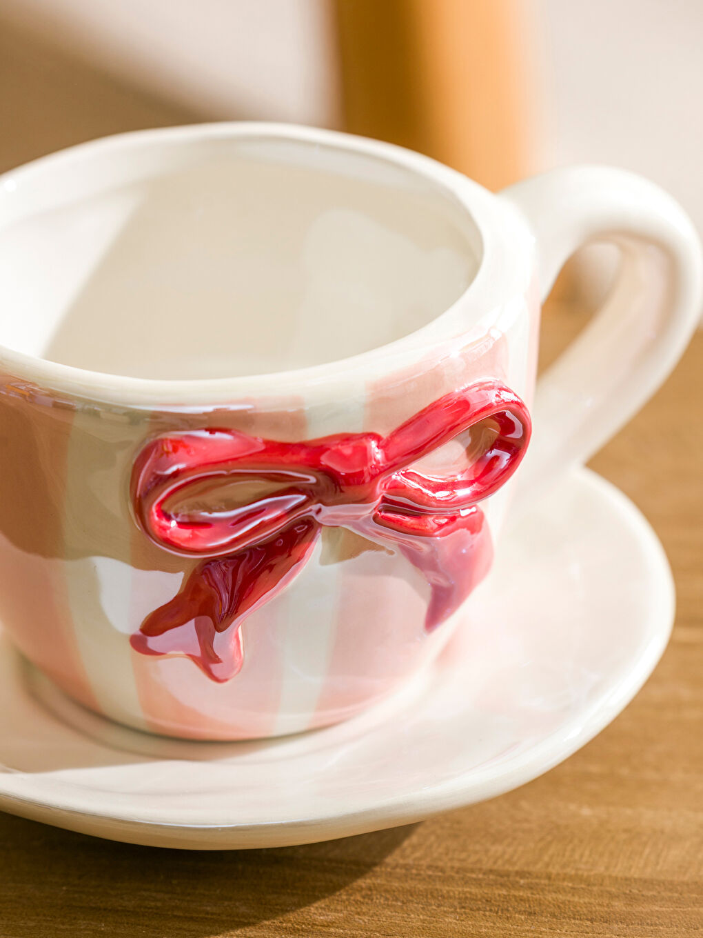 Karışık Fiyonk Baskılı Seramik Kahve Fincanı 200 ml-2