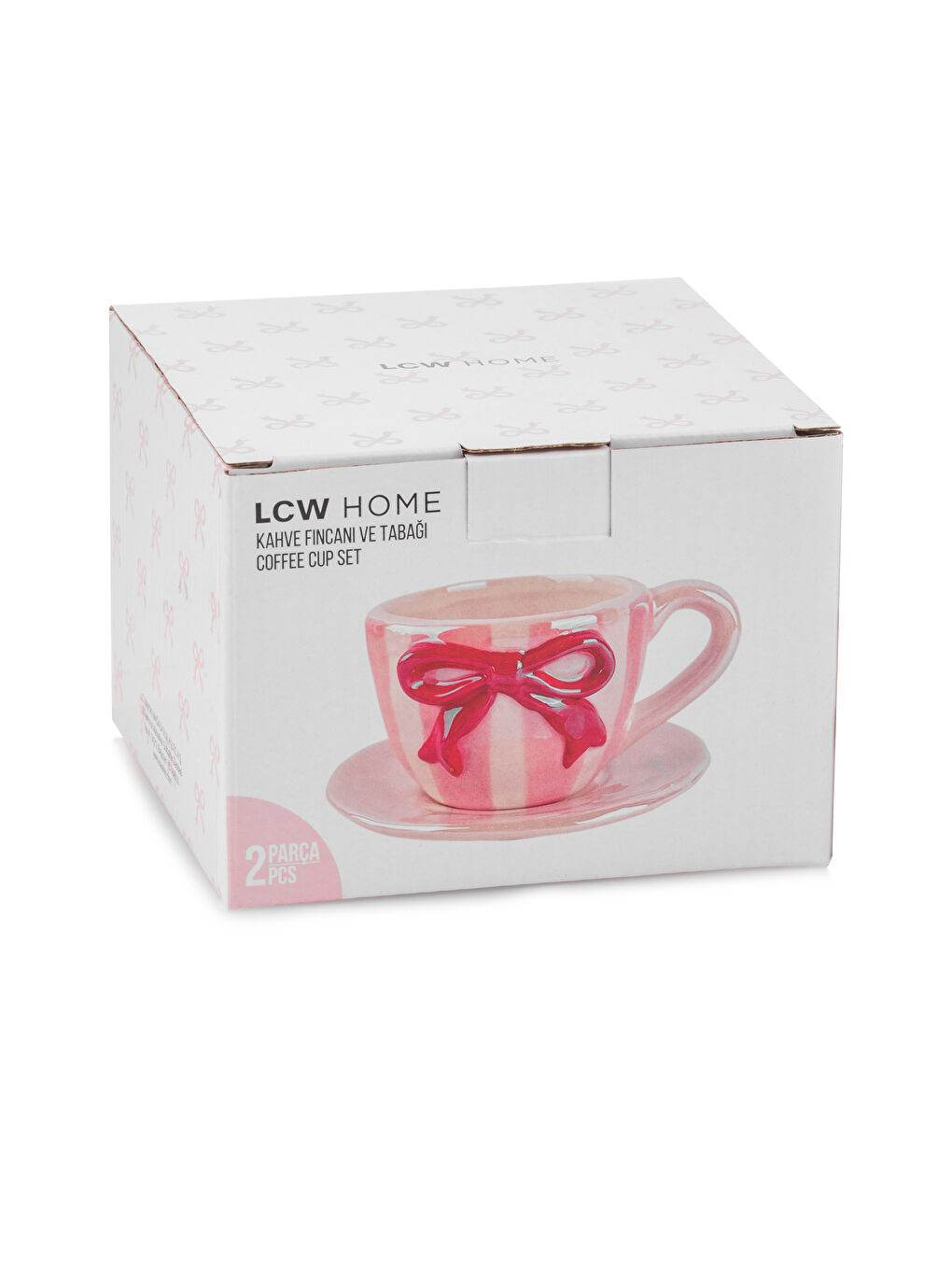 Karışık Fiyonk Baskılı Seramik Kahve Fincanı 200 ml-3