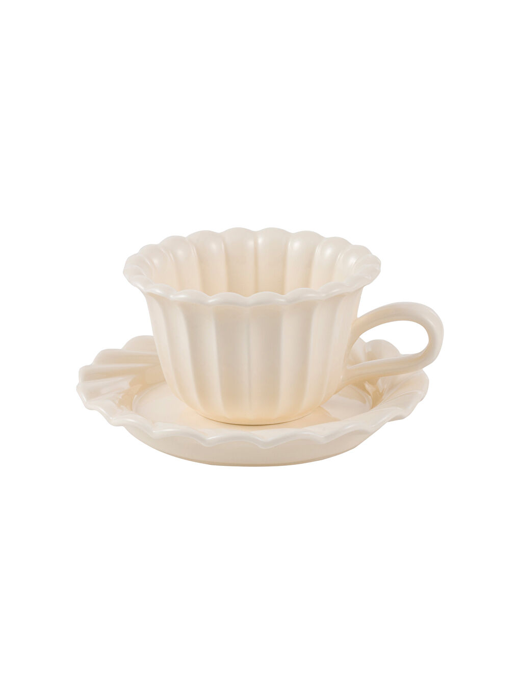 Turkuaz Burgu Desenli Porselen Kahve Fincanı 250 ml-4