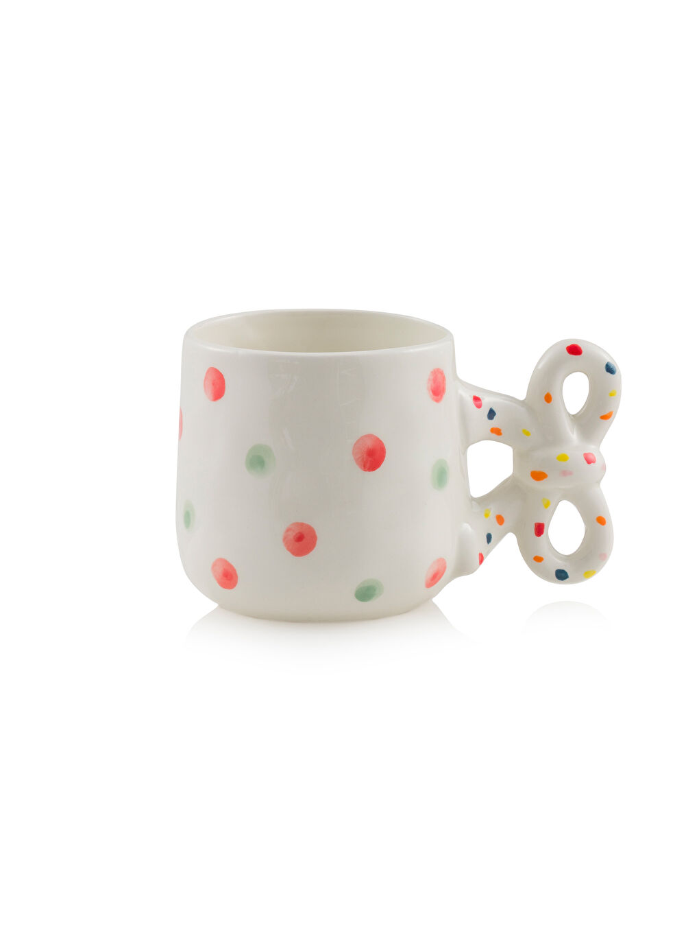 Bow Patterned Ceramic Mug 400 ml-4