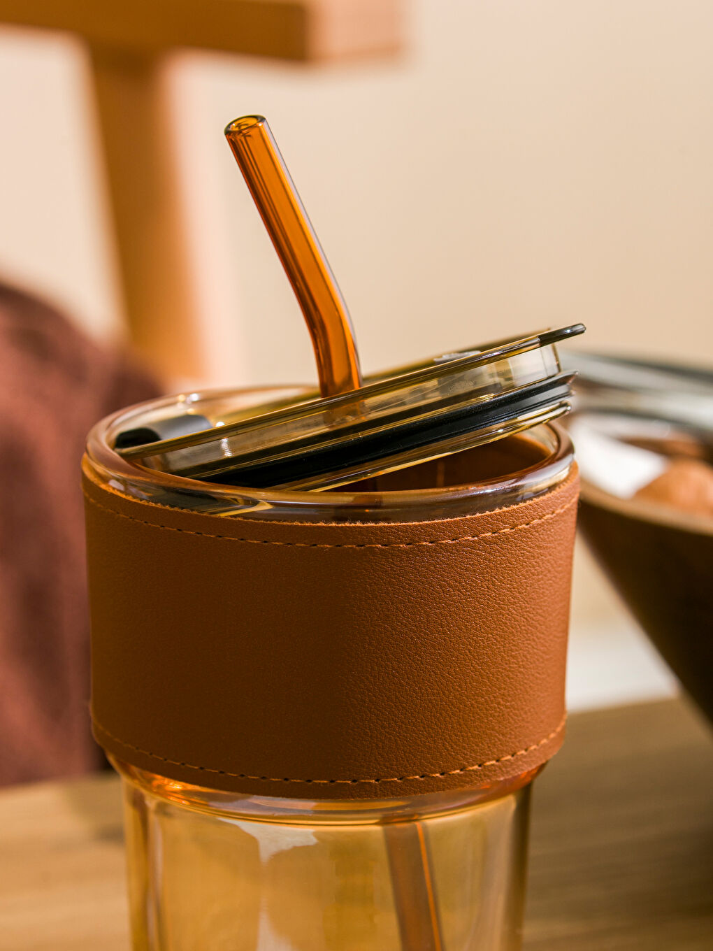 Glass with Straw 380 ml-2