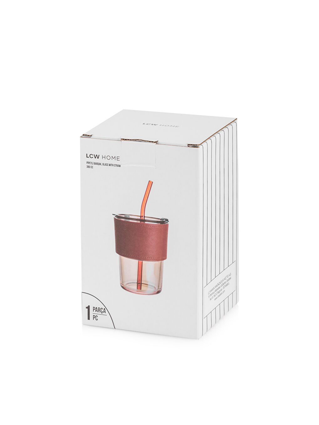 Glass with Straw 380 ml-3
