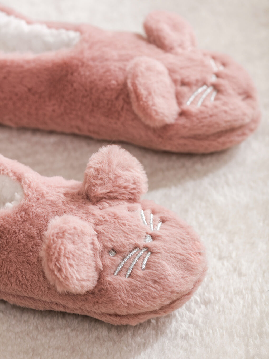 Γυναίκα ΡΟΖ Κάλτσες για το σπίτι-2