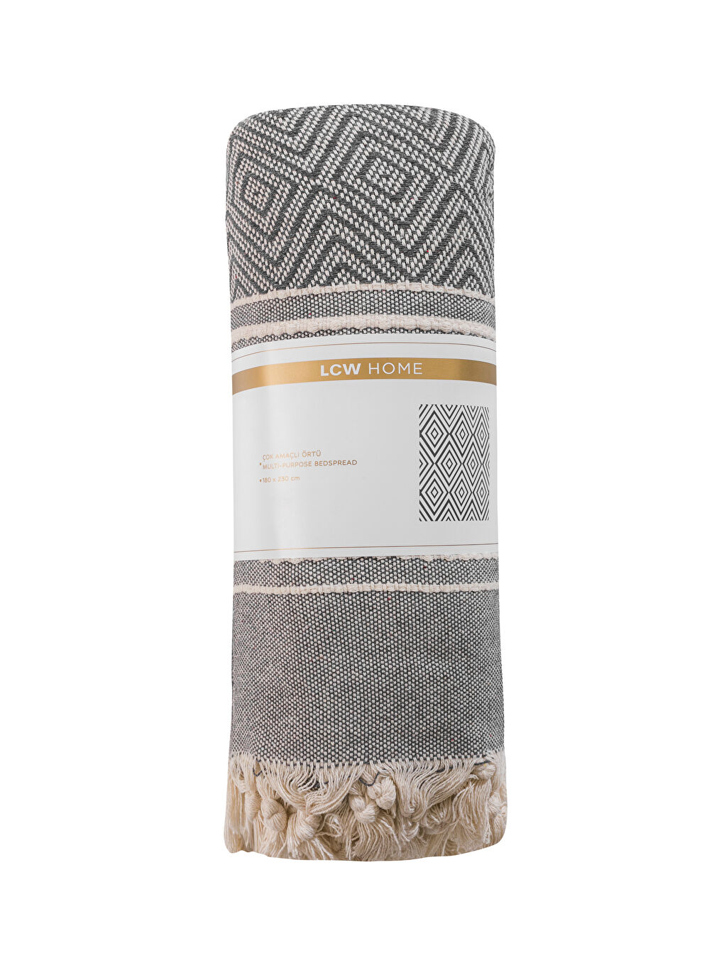LCW HOME ANTHRACITE Throw Blanket -W5CL13Z8-YCL