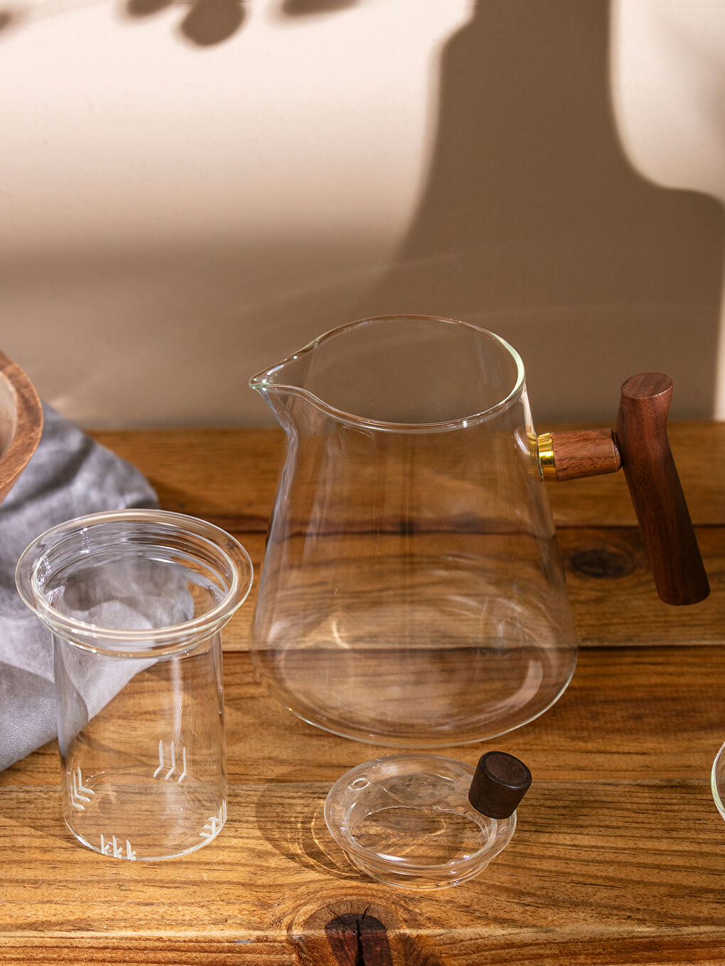 Renksiz Cam Demlik 800 ml-2