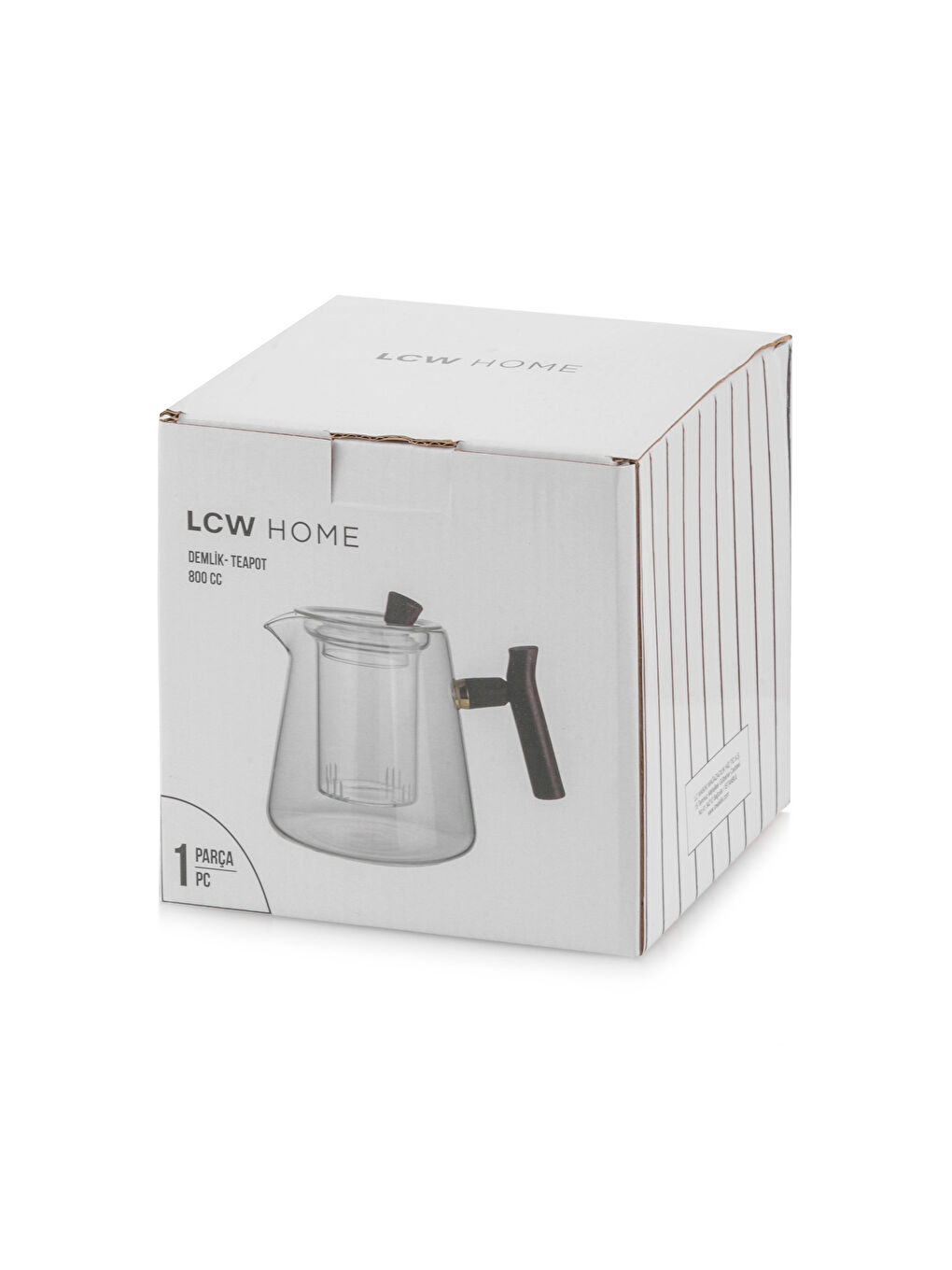 Renksiz Cam Demlik 800 ml-3