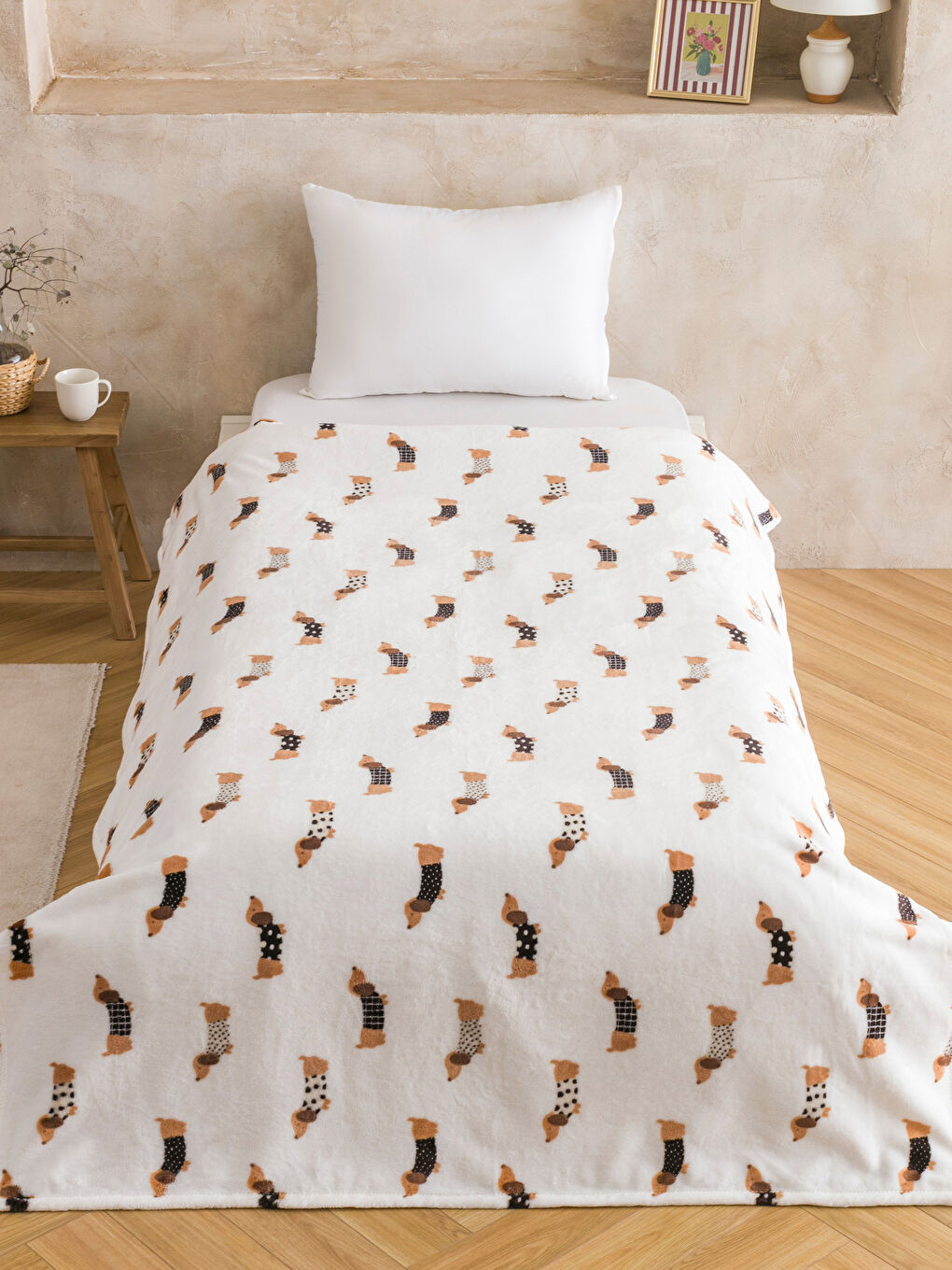 LCW HOME MIX Single Bed Blanket -W5CP17Z8-F9C