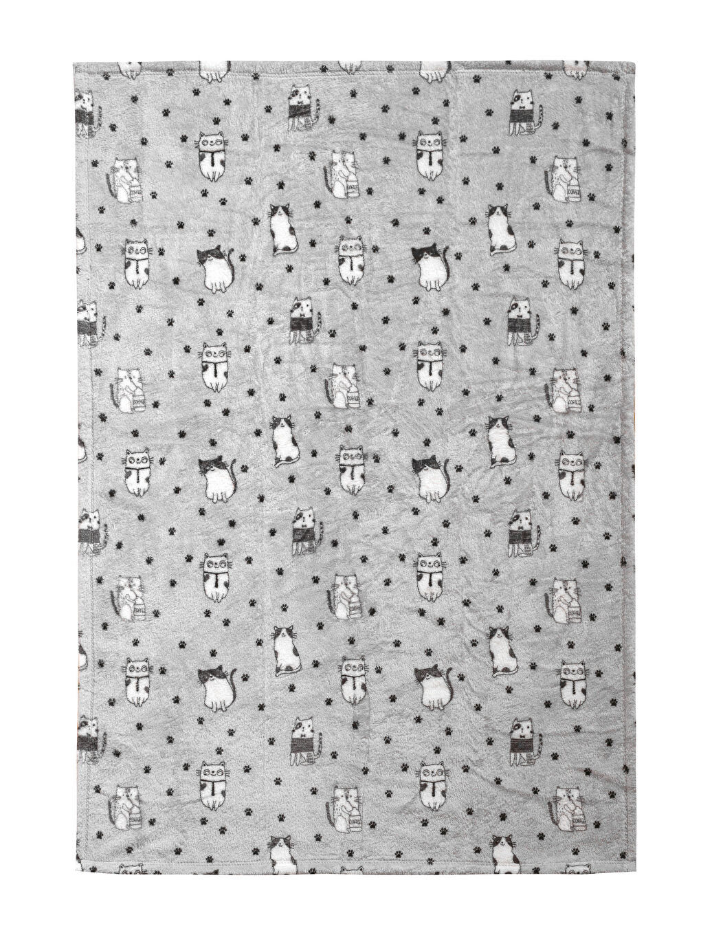 LCW HOME Ćebe za TV sa štampom mačke 100x150 cm -W5CP22Z8-LQJ