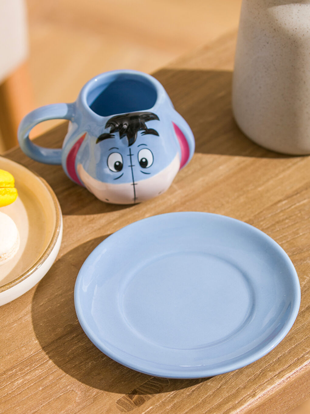 Karışık Eeyore Baskılı Seramik Kahve Fincanı 100 ml-1