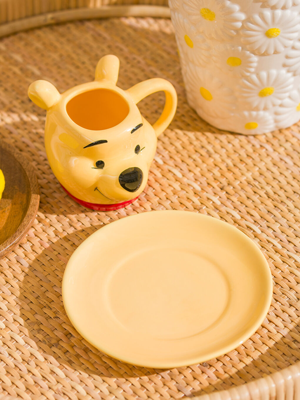 Karışık Winnie the Pooh Baskılı Seramik Kahve Fincanı 100 ml-2