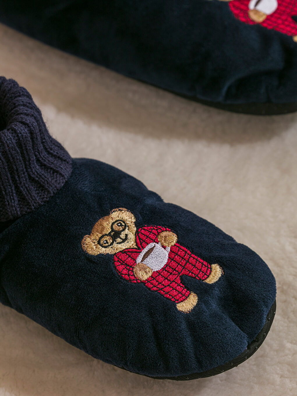 New Year's Themed Men's Home Socks-2