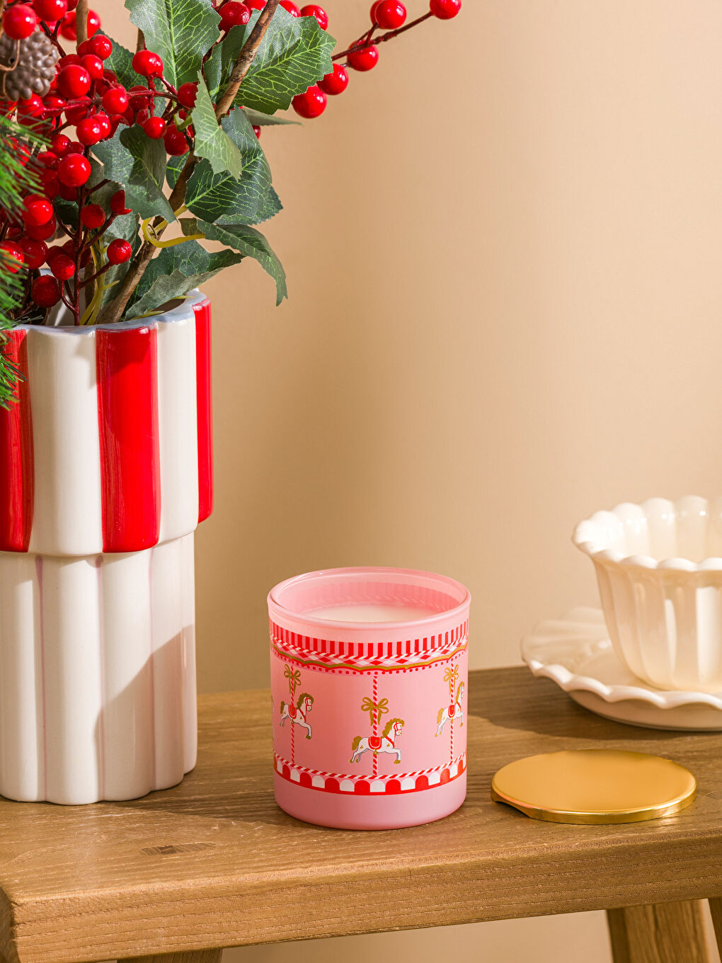 Розовый Свеча-1