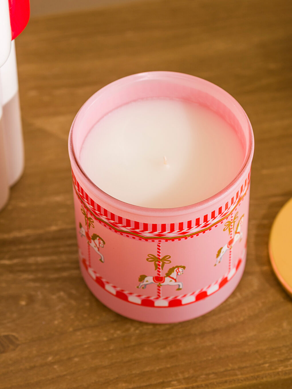 Розовый Свеча-3