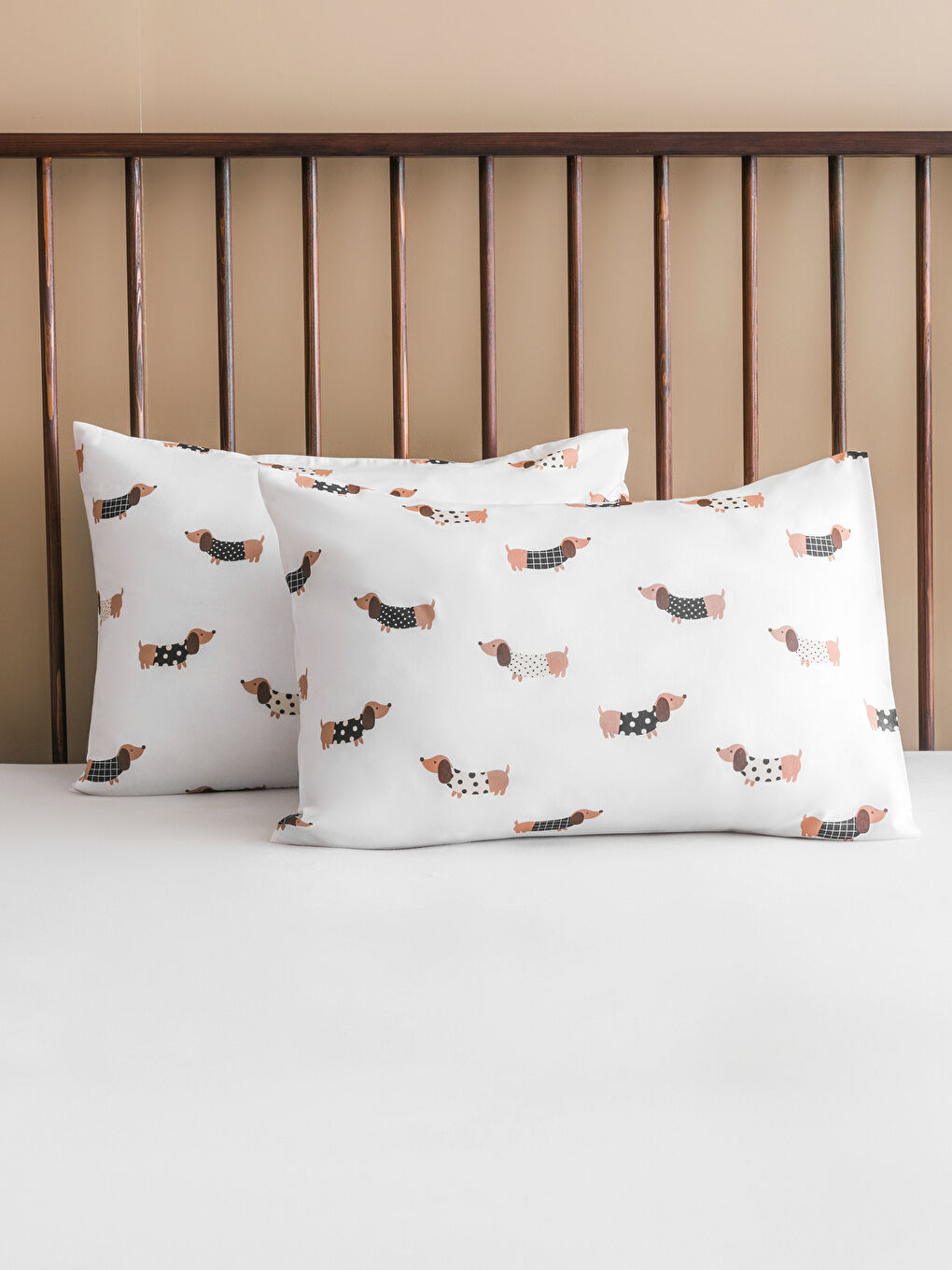 LCW HOME Εκτυπωμένη Μαξιλαροθήκη 2-Πακέτα 50x70 cm -W5DI22Z8-F9C