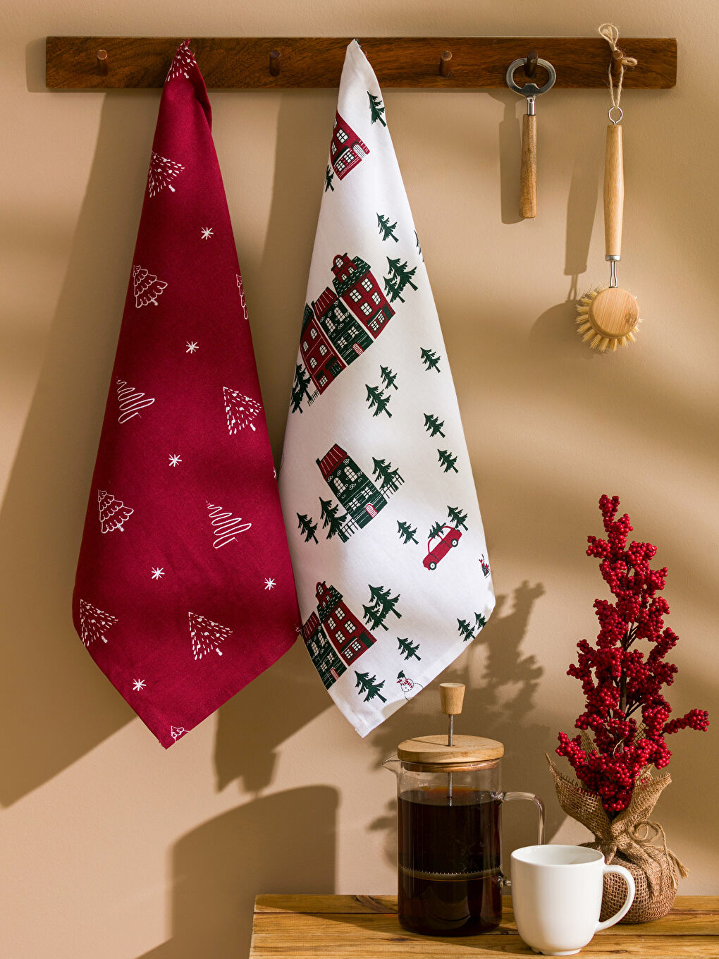 Printed Tea Towel 2 Pack 40x50 cm