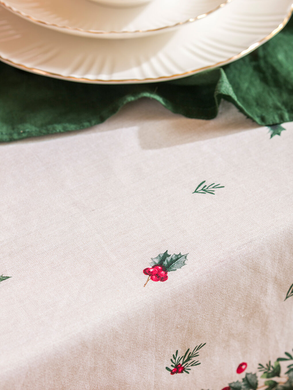 Christmas Themed Tablecloth 150x220 cm-6