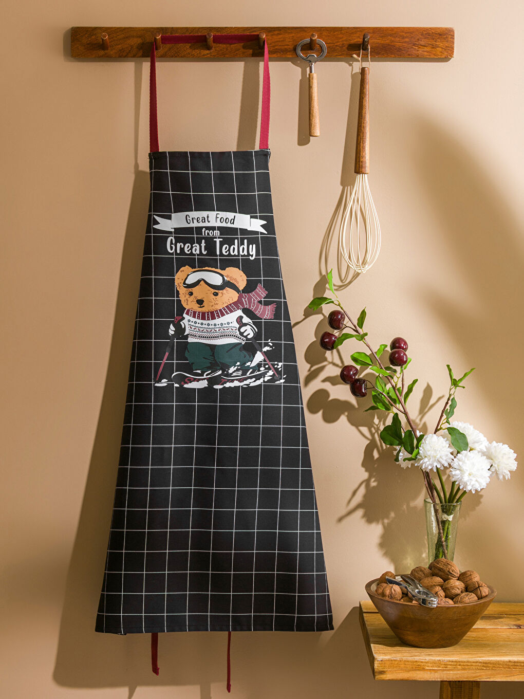 Teddybär Bedruckte Kochschürze