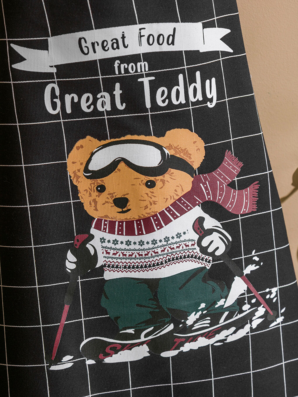 Teddybär Bedruckte Kochschürze-1