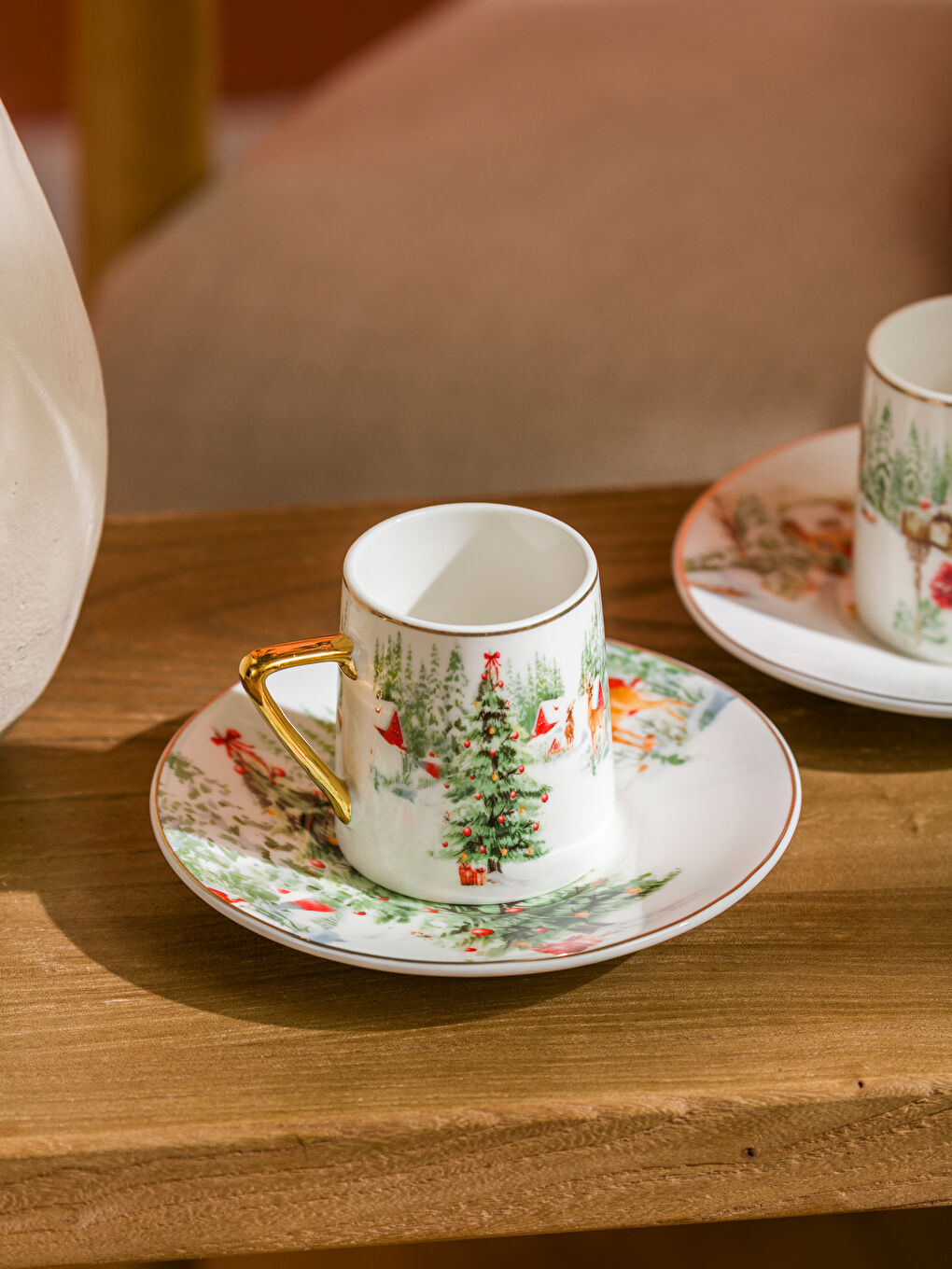 New Year Themed Coffee Cup Set of 2-1