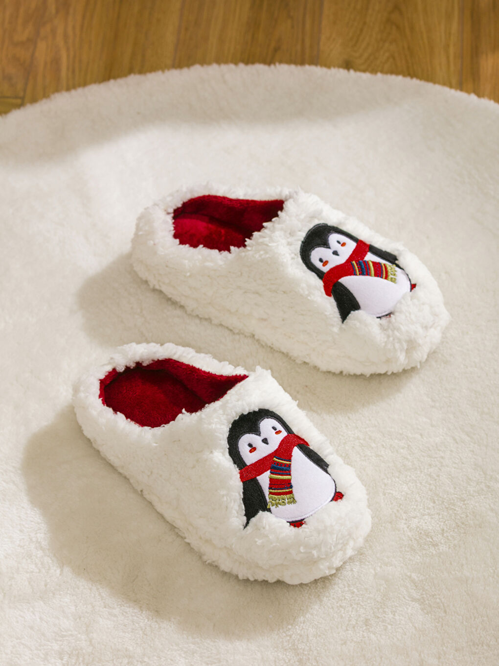 Woman ECRU Home Slippers-1