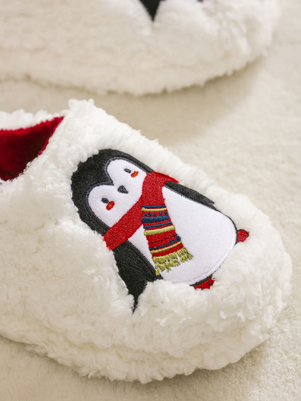 Woman ECRU Home Slippers-2