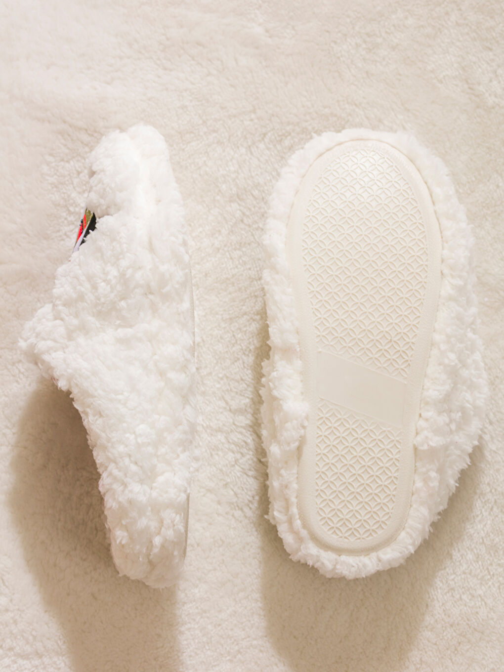 Woman ECRU Home Slippers-3