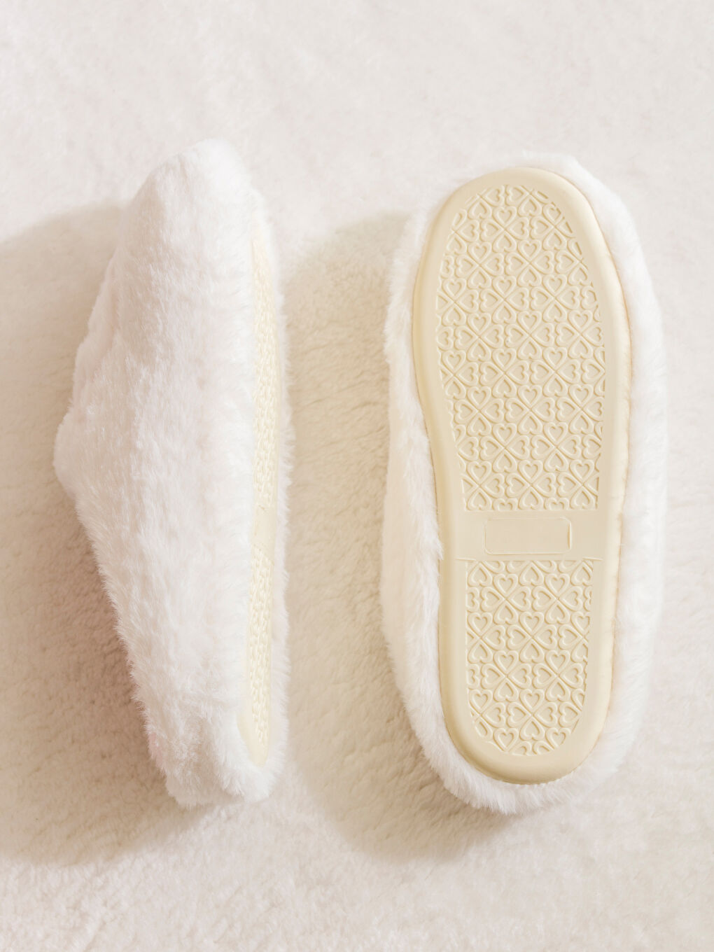 Ekru Kedi Nakışlı Kadın Ev Terliği-3