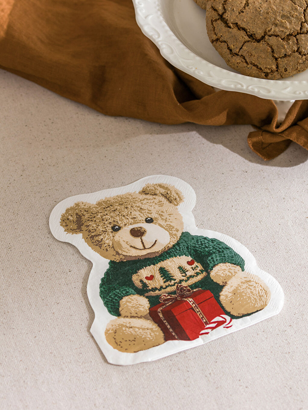 Teddy Bear Printed Paper Napkins 20 Pieces