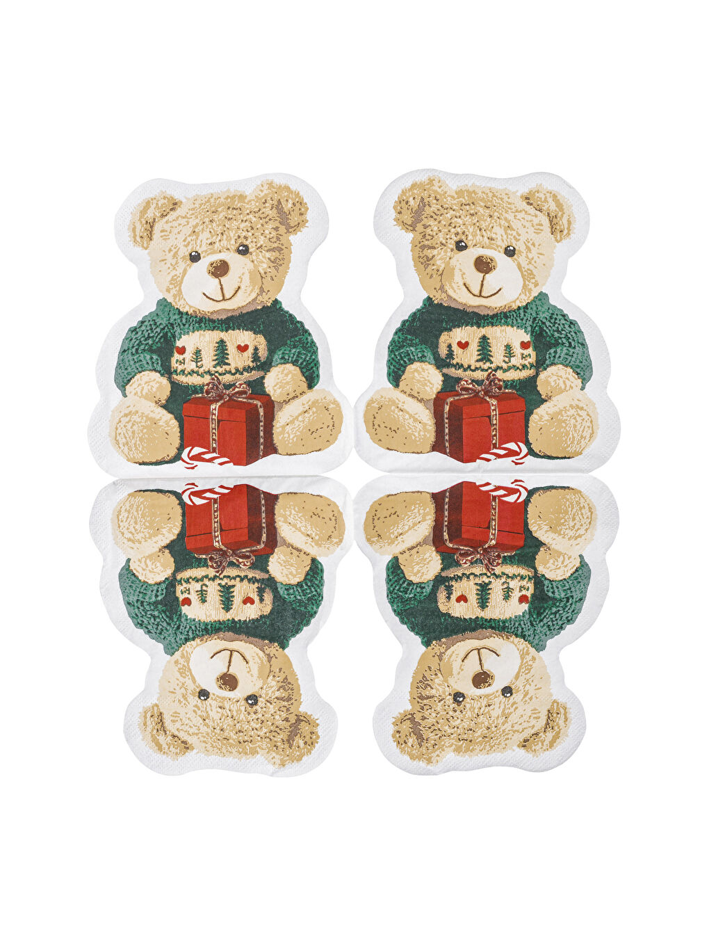 Teddy Bear Printed Paper Napkins 20 Pieces-3