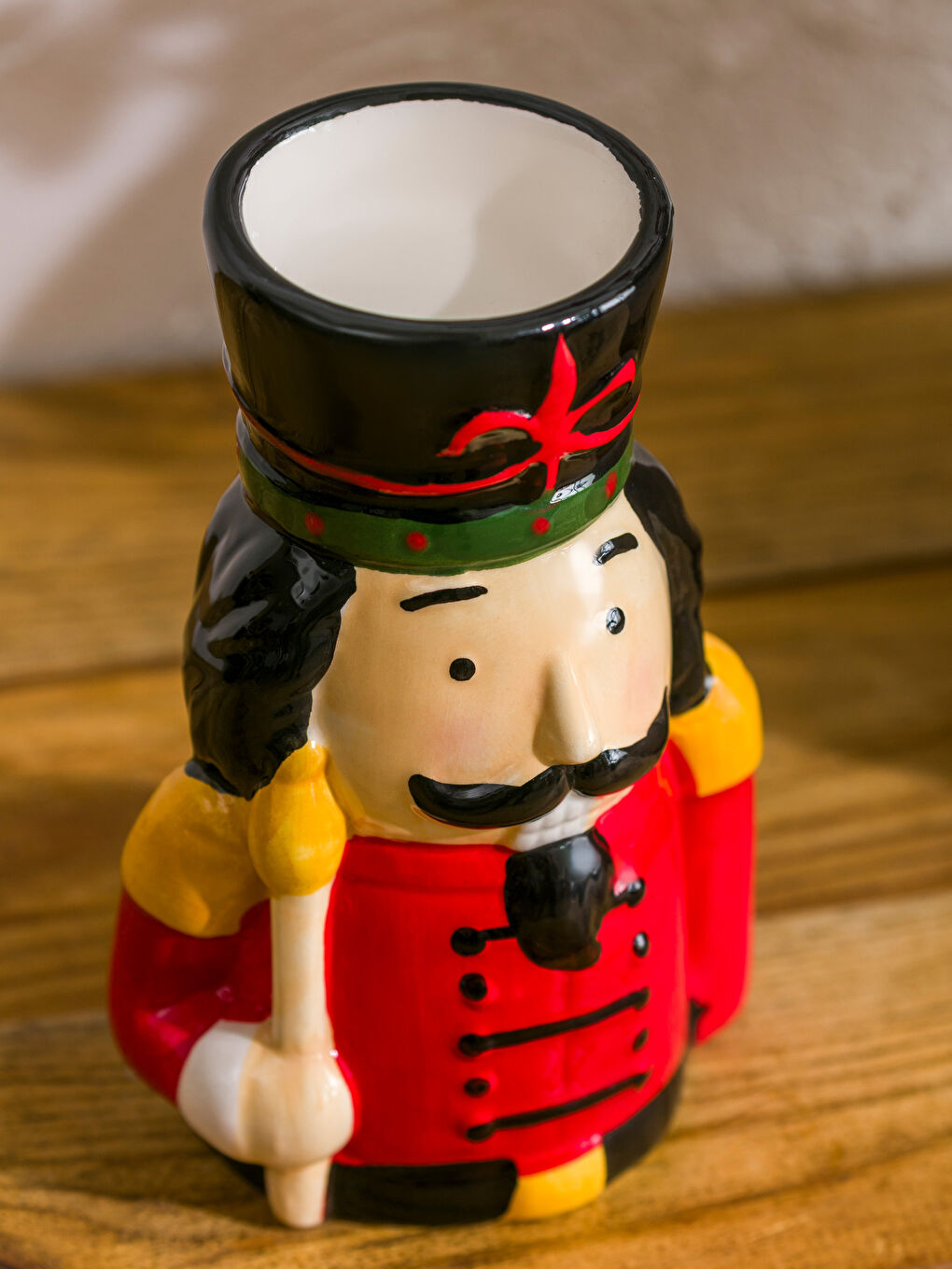 Christmas-Themed Ceramic Candle Holder 16 cm-3