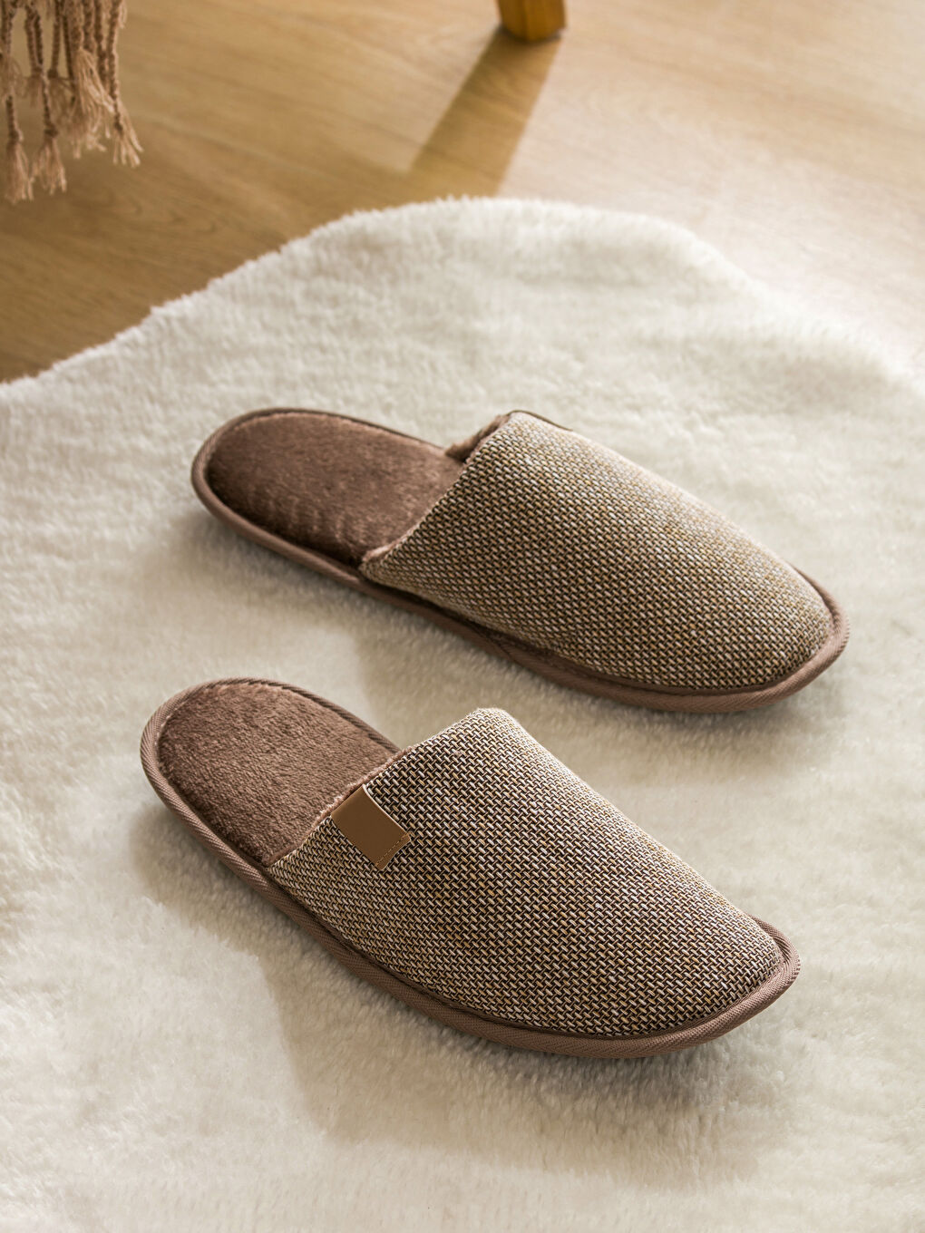 Kahverengi Erkek Ev Terliği-1