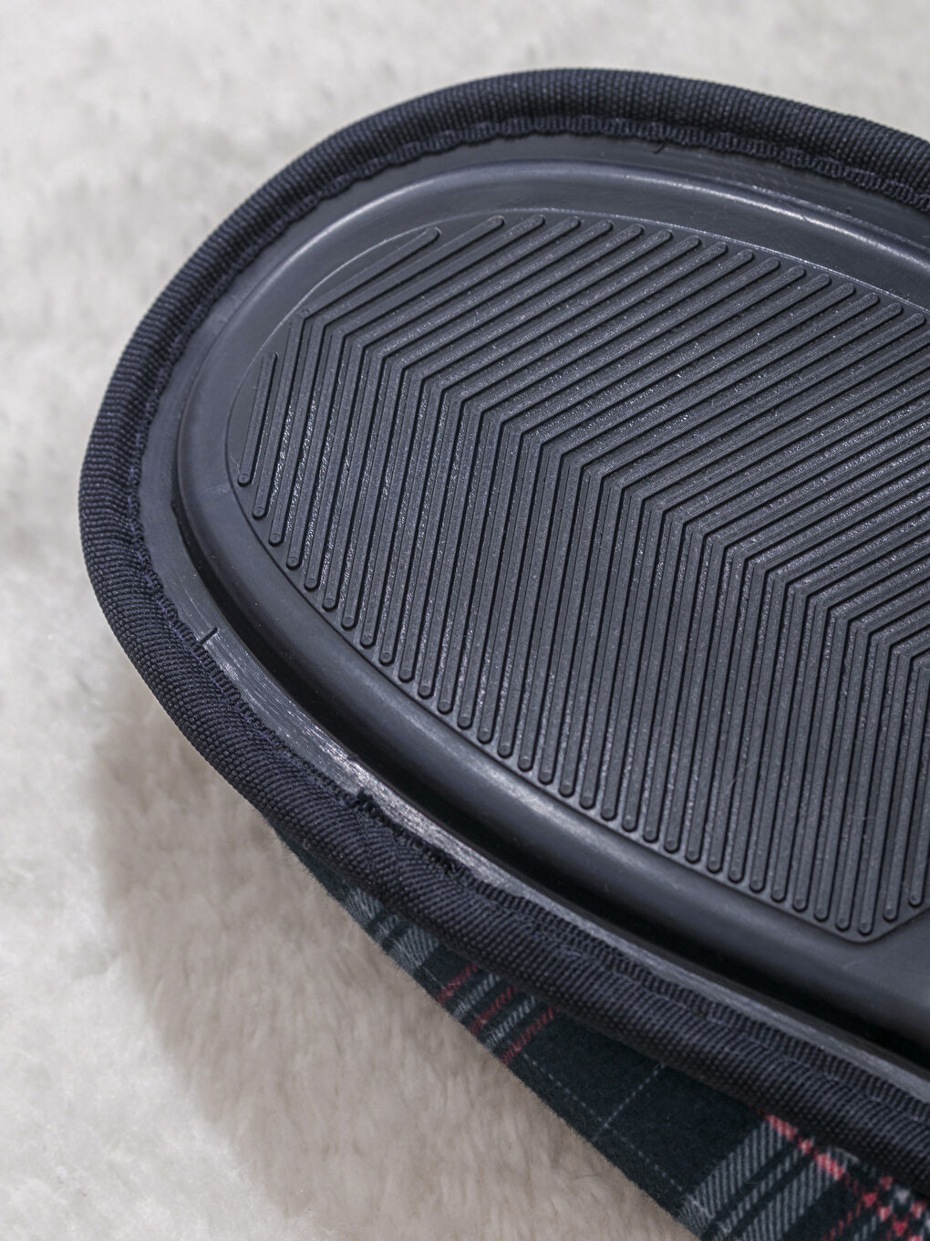 Karışık Ekose Desenli Erkek Ev Terliği-4