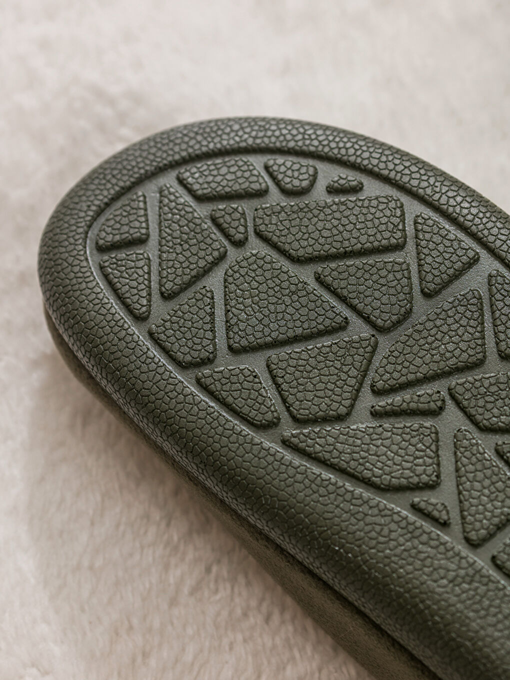 Haki Desenli İçi Pelüş Erkek Ev Botu-4