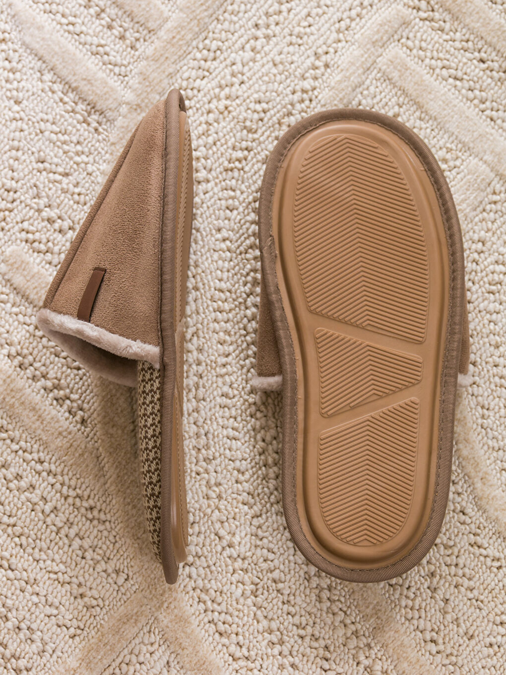 Bej Erkek Ev Terliği-3