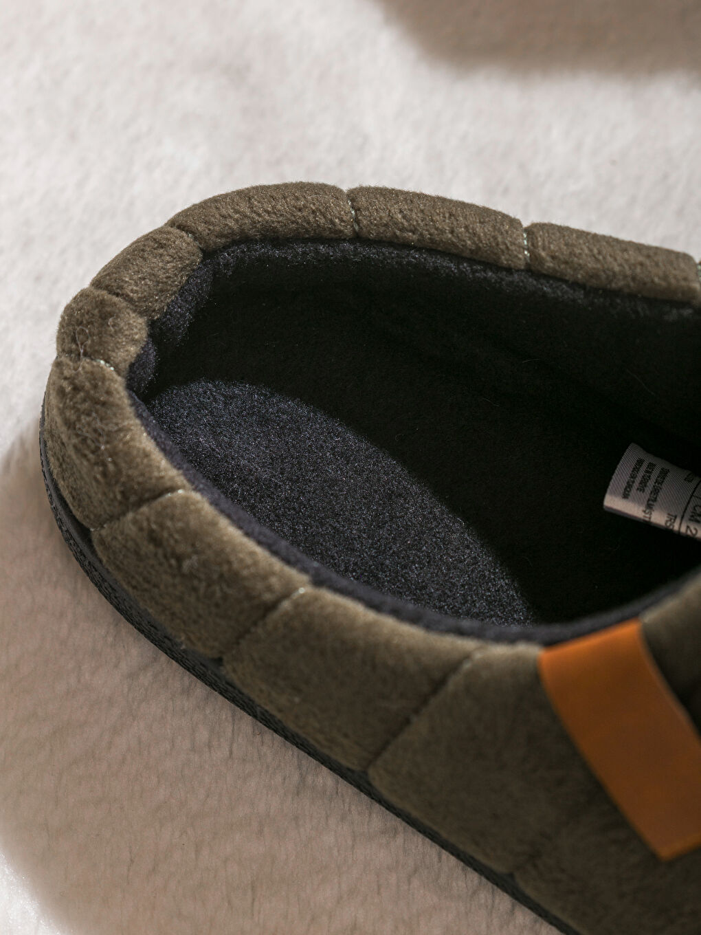 Haki Önü Kapalı Erkek Ev Terliği-2