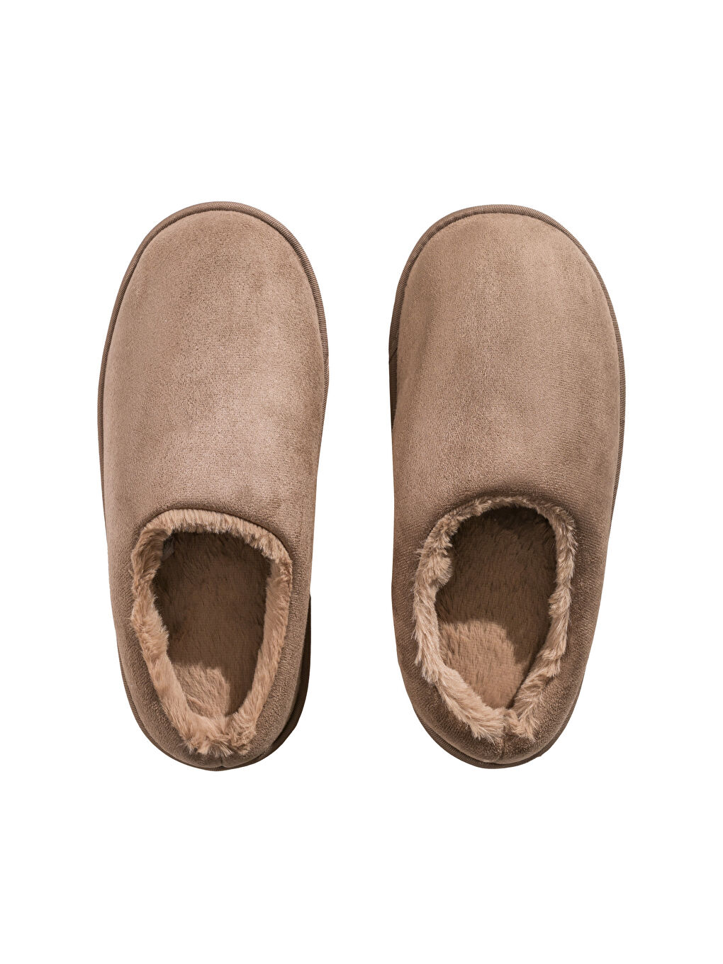 Kahverengi İçi Kürklü Erkek Ev Terliği-5