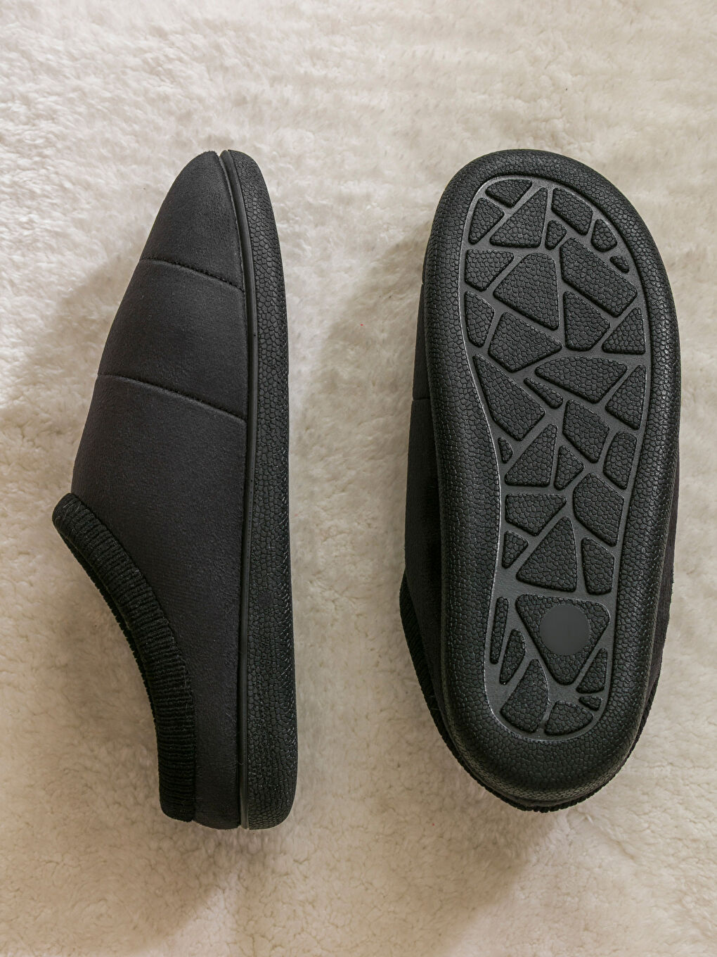 Furry Men's Home Slippers-3