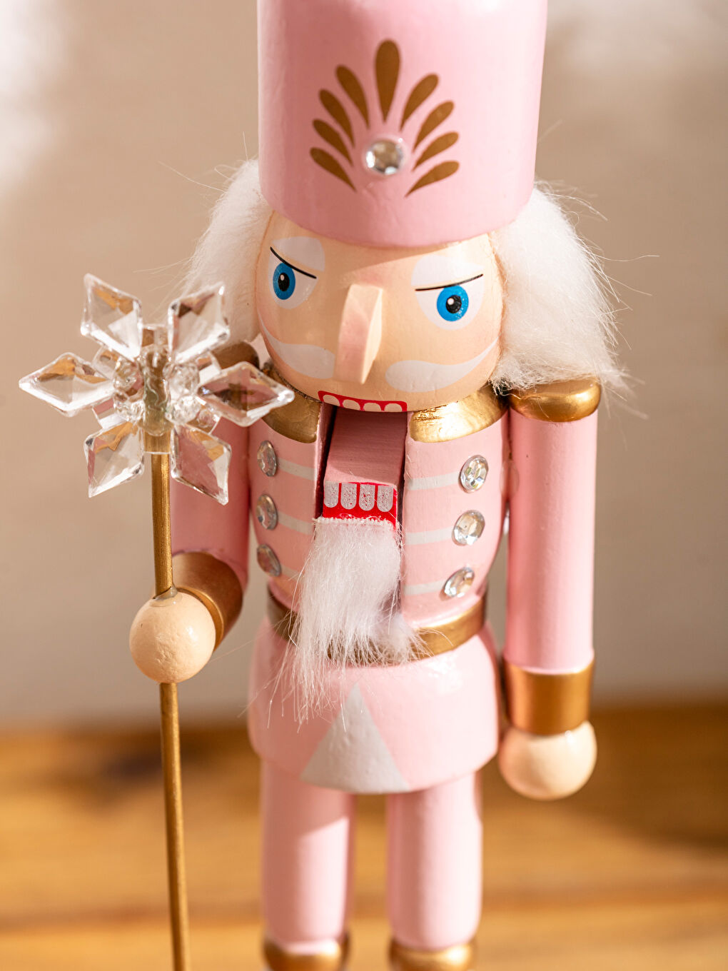 Karışık Fındıkkıran Figürlü Ahşap Biblo 26 cm-2