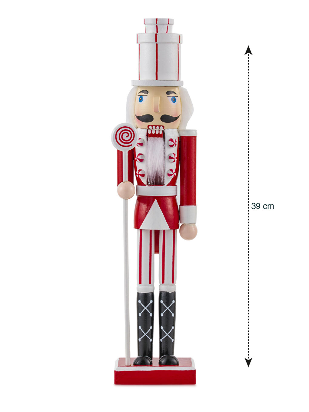 Karışık Fındıkkıran Figürlü Ahşap Biblo 39 cm-3