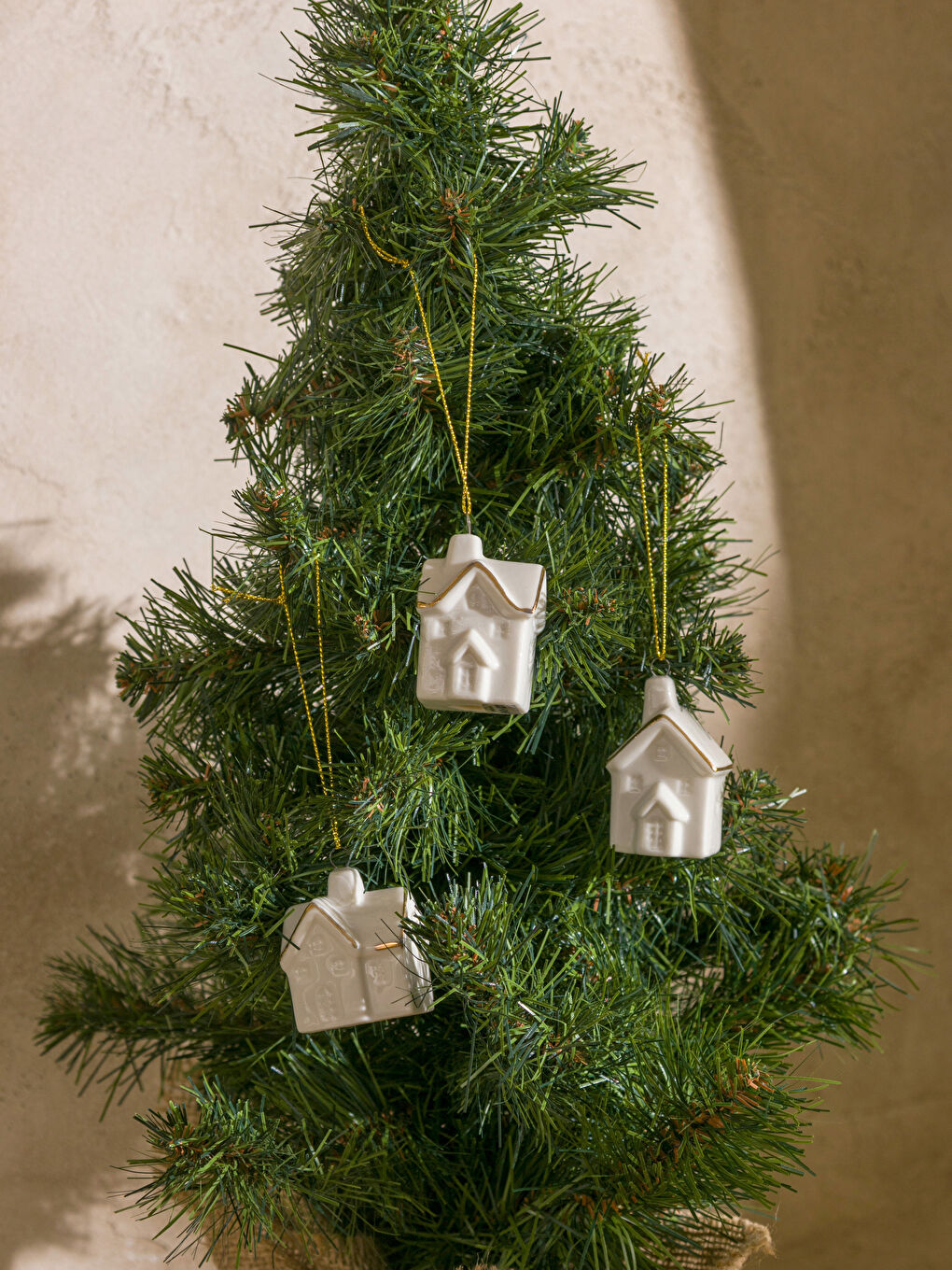 WHITE New Year Tree Ornament